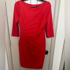 David Meister Red Dress